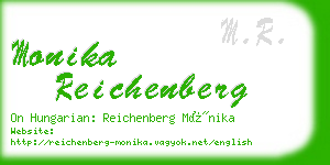 monika reichenberg business card